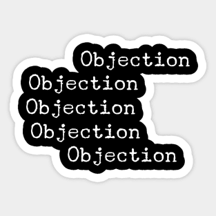 Objection Sticker